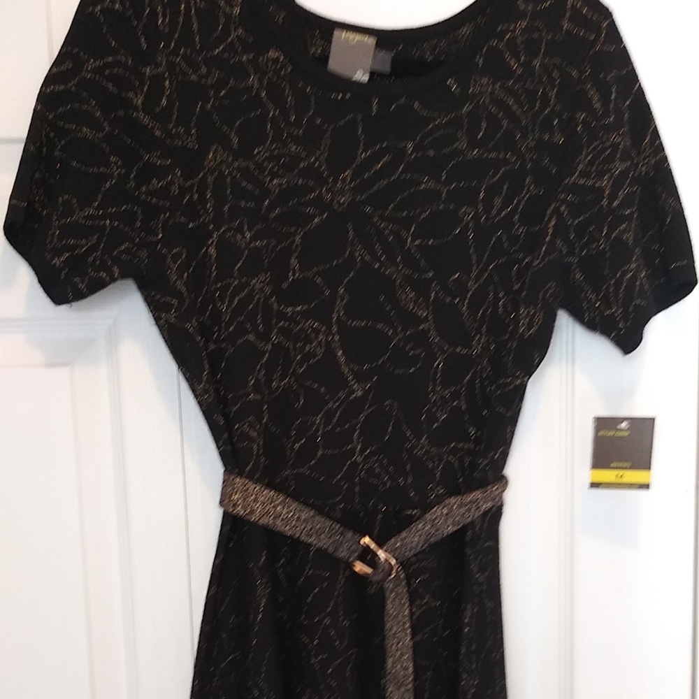 NWT Taylor Black Knit dress, size M